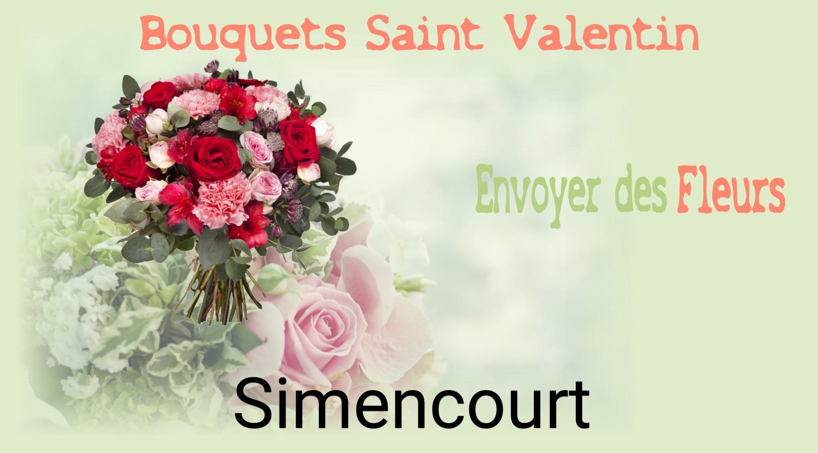 Roses de Saint-Valentin livrées à Simencourt